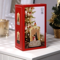 Светодиодная фигура &laquo;Дед Мороз&raquo; 8 &times; 14.5 &times; 4.2 см, пластик, батарейки АААх2 (не в комплекте), свечение тёплое белое