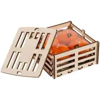 Свеча &laquo;Ящик мандаринов&raquo;