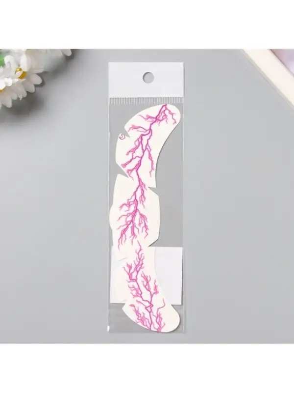 Переводная тату на тело цветная &laquo;Веснушки. Молнии&raquo;, 16&times;5 см