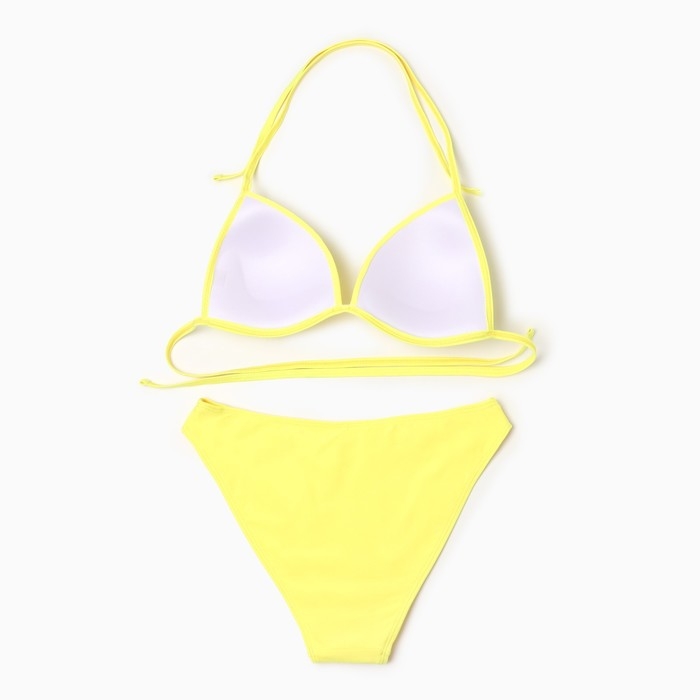 Купальник женский раздельный MINAKU цвет желтый, размер 48 Купальник женский раздельный MINAKU цвет желтый, размер 48