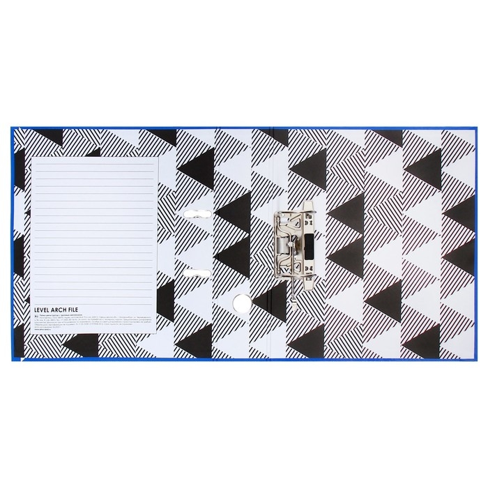 Пaпкa-регистратор А4 75мм Calligrata ламинированная, джинсовый синий