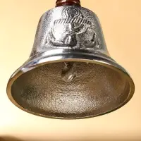 Колокольчик "Якорь" алюминий, с деревянной ручкой 12х12х24 см
