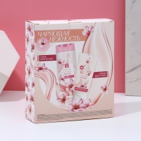 Подарочный набор косметики &laquo;Чарующая нежность&raquo;, гель для душа 250 мл и крем для тела 200 мл, ЧИСТОЕ СЧАСТЬЕ