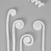 Синельная проволока, набор 90 шт, белая, 30 см