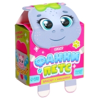 Игрушка-браслет &laquo;Фанни петс&raquo; с наклейками, бегемотик