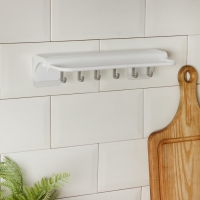 Держатель для ножей и кухонных принадлежностей, 25,5&times;11&times;5 см, цвет белый