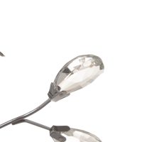 Люстра "Цветы" 5х40Вт Е27 хром 50х50х18см Люстра "Цветы" 5х40Вт Е27 хром 50х50х18см