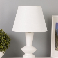 Лампа настольная "Ваза" 40Вт Е14 белый 24х24х38см