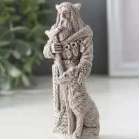 Фигура славянский бог &laquo;Велес&raquo;, 11&times;5&times;4 см, серая