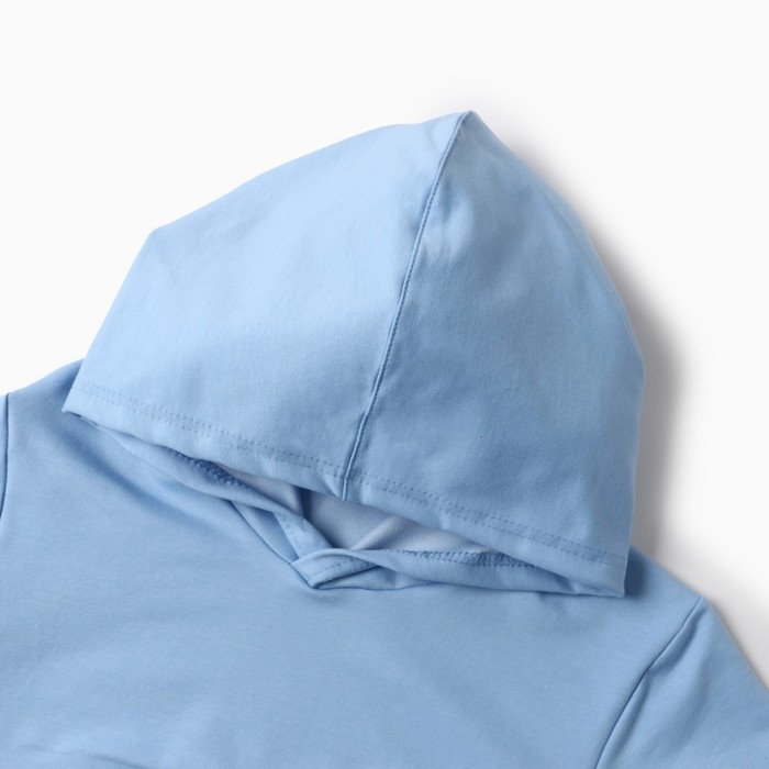 Толстовка женская, цвет голубой, размер 44 Толстовка женская, цвет голубой, размер 44