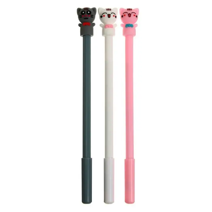 Ручка - прикол Calligrata &laquo;Кошка&raquo;, гелевая, МИКС