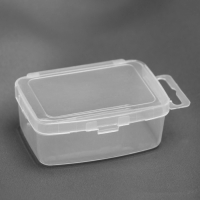 Контейнер для хранения мелочей, с подвесом, 7,5 × 5,3 × 3 см, цвет прозрачный Контейнер для хранения мелочей, с подвесом, 7,5 × 5,3 × 3 см, цвет прозрачный