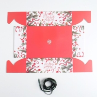 Коробка для капкейка &laquo;С Новым годом!&raquo;, 23 х 16 х 7.5 см, Новый год