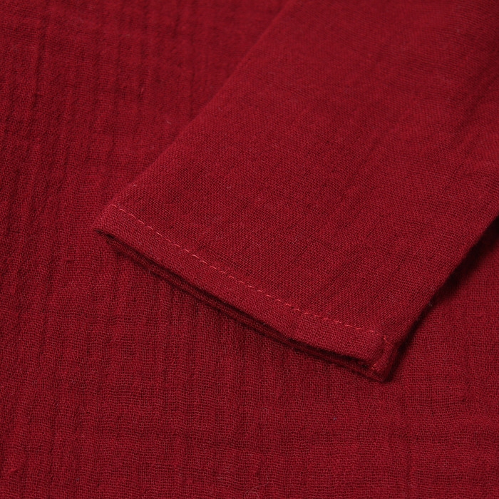 Распашонка детская, цвет бордовый, рост 56 см