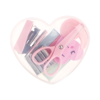 Степлер №10, от 5л, скобы 500шт, дисп.с клейк.лент10мм*2м,ножн,ластик,блок50л-4цв-10х49мм