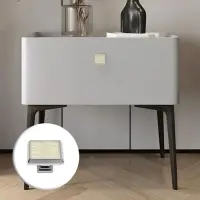 Ручка-кнопка CAPPIO, 35х35 мм, пластик, цвет хром