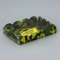 Коробка для печенья, &laquo;23 Февраля&raquo;, 14&times;10.5&times;2.5 см