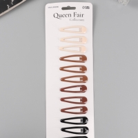 Невидимка для волос "Стиль" (набор 12 шт) грация, 5 см, микс Невидимка для волос "Стиль" (набор 12 шт) грация, 5 см, микс