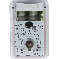 Калькулятор настольный 08-разрядный, KS-005, прозрачный корпус, розовые кнопки Калькулятор настольный 08-разрядный, KS-005, прозрачный корпус, розовые кнопки