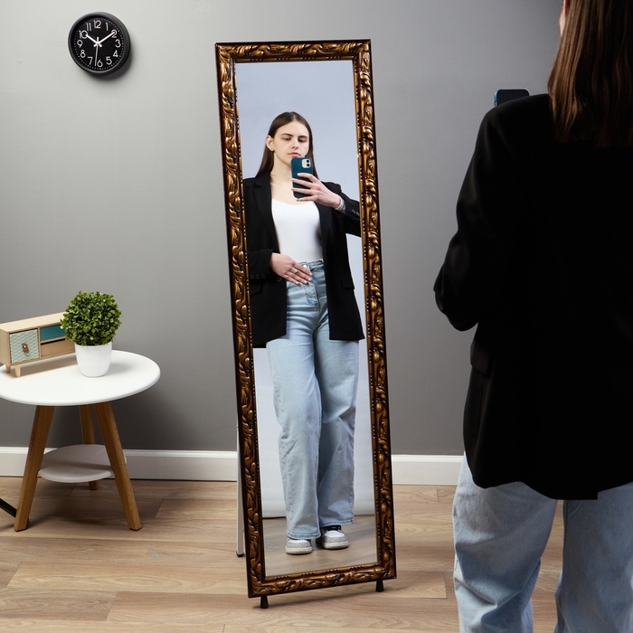 Зеркало напольное, в полный рост, 44 х 160см, дуб