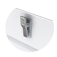 Бейдж горизонтальный 90&times;57 мм ErichKrause, пластик, с металлическим зажимом и булавкой