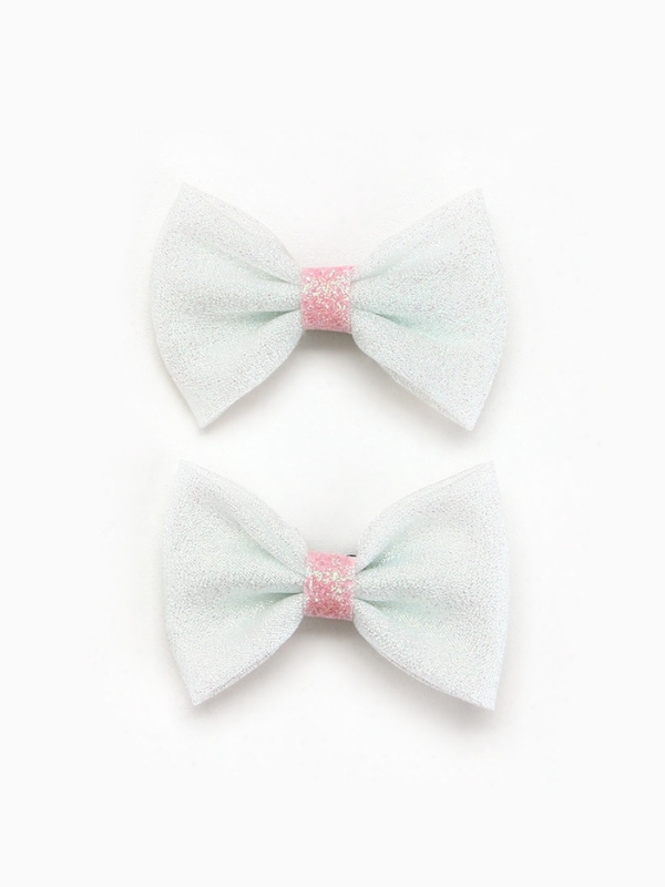 Бант для волос 2 шт, крабики &laquo;Милашке&raquo;, 8 х 12,5 см