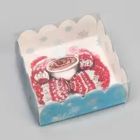 Коробка для печенья, &laquo;С Новым годом!&raquo;, 7&times;7&times;3 см, Новый год