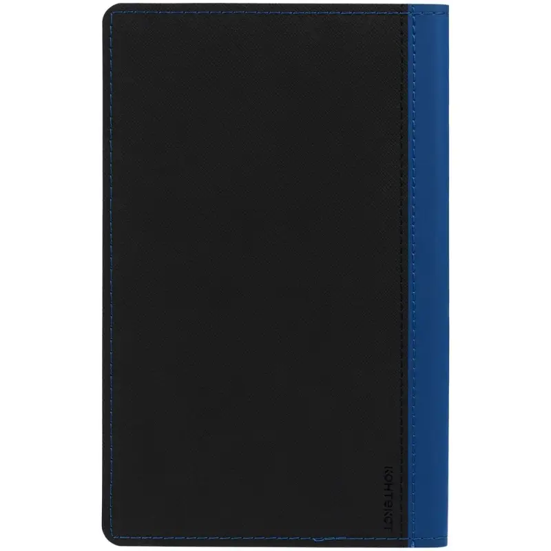 Ежедневник Nice Twice, недатированный, черный с синим