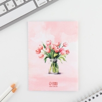 Подарочный набор: блокнот и магнитные закладки 2 шт. &laquo;Самой нежной! С 8 марта&raquo;