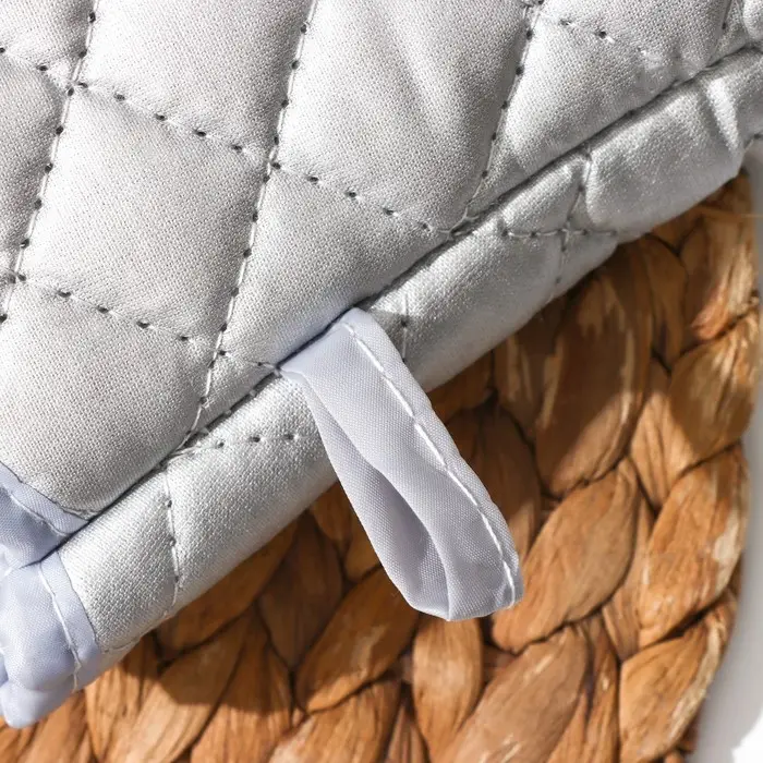 Набор прихваток &laquo;Профи&raquo;, 2 шт, 37,5&times;17,5&times;2 см, цвет серый