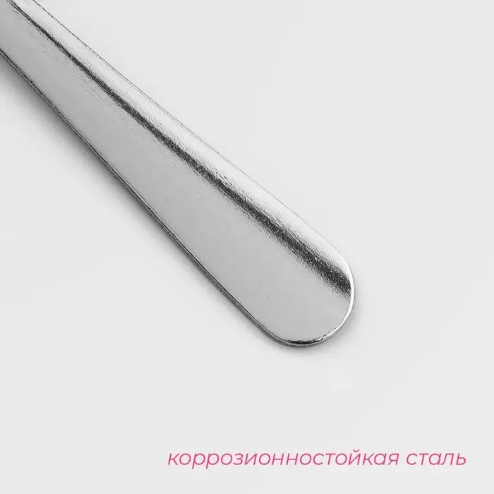 Ложка столовая из нержавеющей стали Доляна &laquo;Оптима&raquo;, длина 17.7 см, толщина 1.2 мм, серебристая