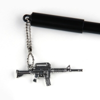 Ручка шариковая синяя паста 0.5 мм с подвеской автомат &laquo;23 февраля&raquo; пластик