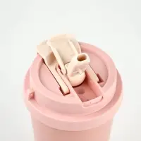 Термостакан с веревочкой "Список дел" розовая, 500мл