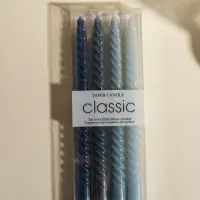 Набор свечей витых, 2х25 см, 4 шт, палитра серого 25,5х8,8х2,4 см