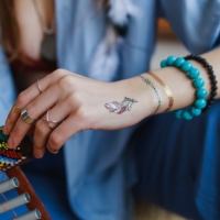 Браслет шар №12 &laquo;Бирюза&raquo;, 5,5 см