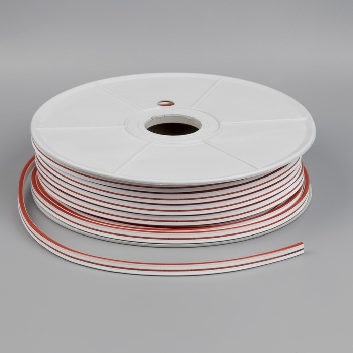 Гибкий неон Luazon Lighting 6 &times; 12 мм, IP65, 50 м, SMD2835, 120 LED/м, 12 В, свечение красное