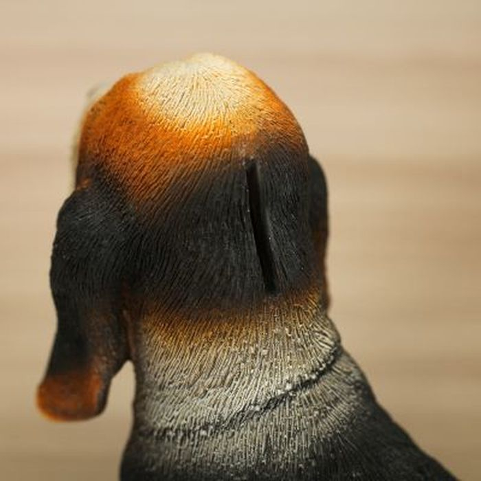 Копилка для денег &laquo;Щенок бассет хаунда&raquo;, гипс, 25&times;11&times;19 см