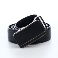 Ремень мужской, ширина 3,6 см, пряжка автомат, цвет чёрный