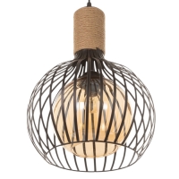 Светильник "Клубок" 1х40Вт Е27 черный 28х28х28см Светильник "Клубок" 1х40Вт Е27 черный 28х28х28см