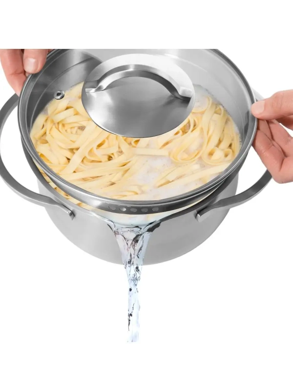 Кастрюля 3,5 л с крышкой Solid-20С для индукционной плиты