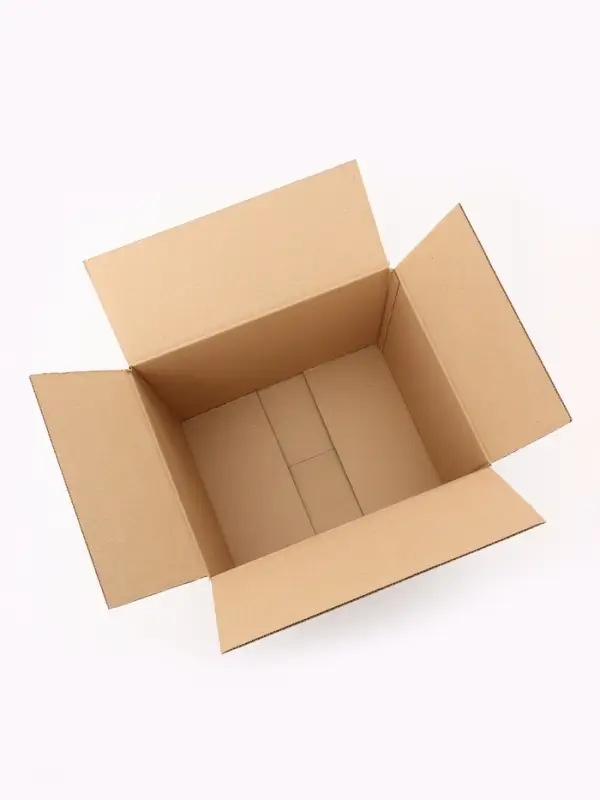 Коробка складная, бурая, для упаковки, хранения и переезда, 40&times;31&times;36 см