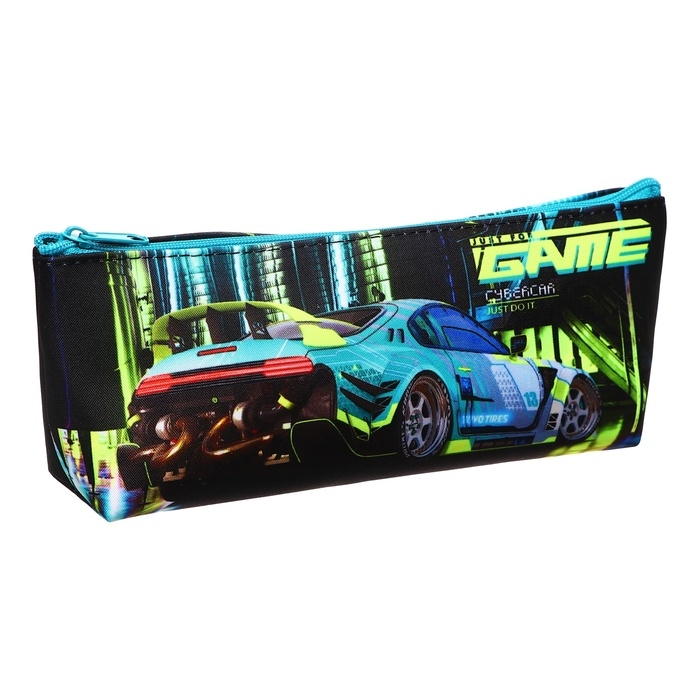 Пенал мягкий, 1 отделение, 80 х 190(225) х 40 мм, объёмный, ПМО 32-20, Game auto 71620