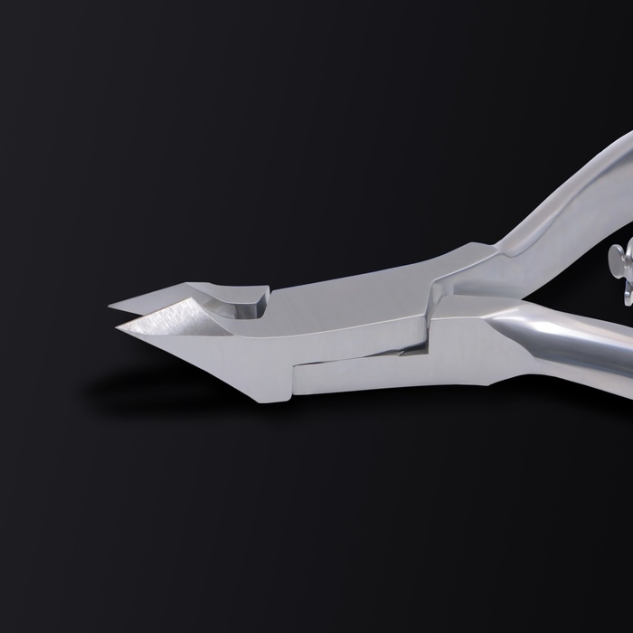 Кусачки маникюрные для кутикулы &laquo;Premium&raquo;, двойная пружина, 11,5 см, длина лезвия - 8 мм, цвет серебристый