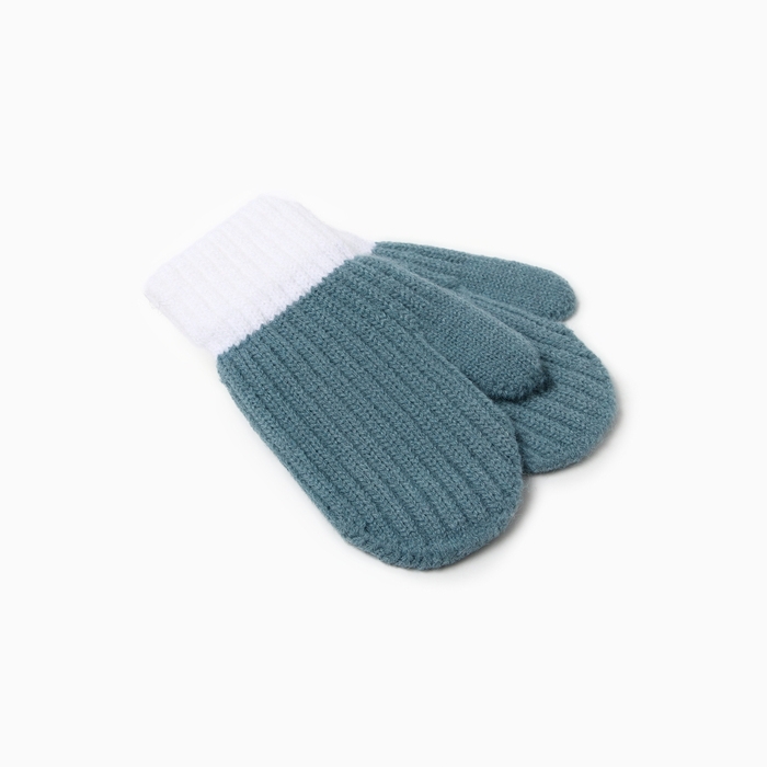 Варежки детские MINAKU, цвет морской волны, 15 см Варежки детские MINAKU, цвет морской волны, 15 см