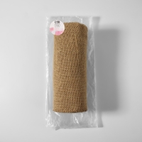 Ткань из джута, натуральная, 20 см, 4,5 &plusmn; 0,5 м, цвет бежевый