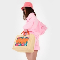 Сумка женская пляжная &laquo;Летний вайб&raquo;, 35х30х14 см