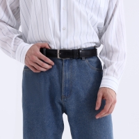 Ремень мужской «Великан», ширина 4 см, винт, пряжка металл, цвет чёрный Ремень мужской «Великан», ширина 4 см, винт, пряжка металл, цвет чёрный