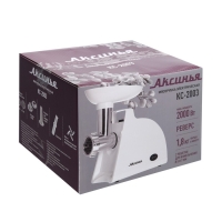 Мясорубка электрическая "АКСИНЬЯ" КС-2003, 2000 Вт, реверс, белая Мясорубка электрическая "АКСИНЬЯ" КС-2003, 2000 Вт, реверс, белая