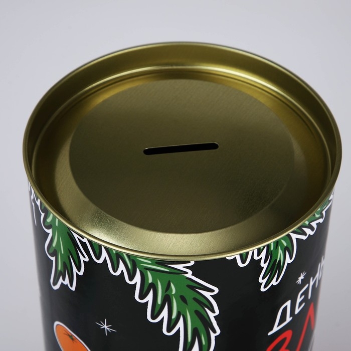 Копилка новогодняя подарок &laquo;Новый год: Деньги зло&raquo;, XXL, 20 х 12,5 см