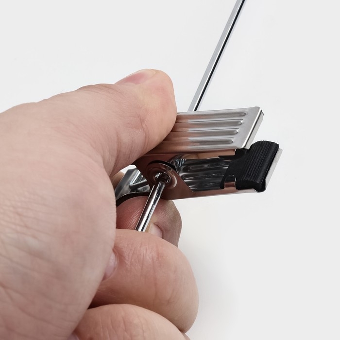 Плечики - вешалки для брюк и юбок Доляна, 45&times;27 см, 3 шт, с зажимами, деревянные сорт С, широкие плечики